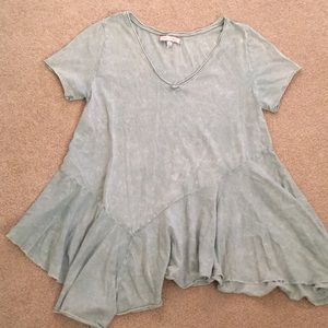 Anthropologie peplum top
